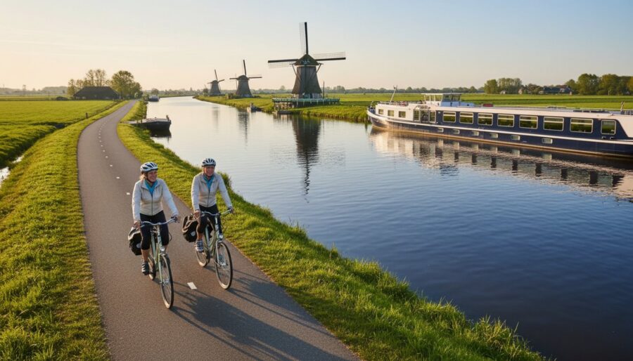 bike and barge tours europe affordable guided cycling