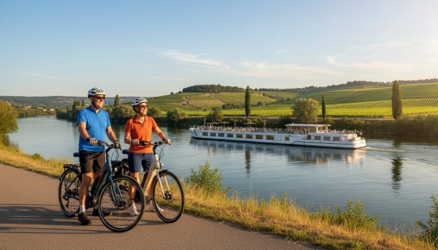 bike and barge tours europe affordable guided cycling